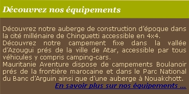 Découvrez nos équipements